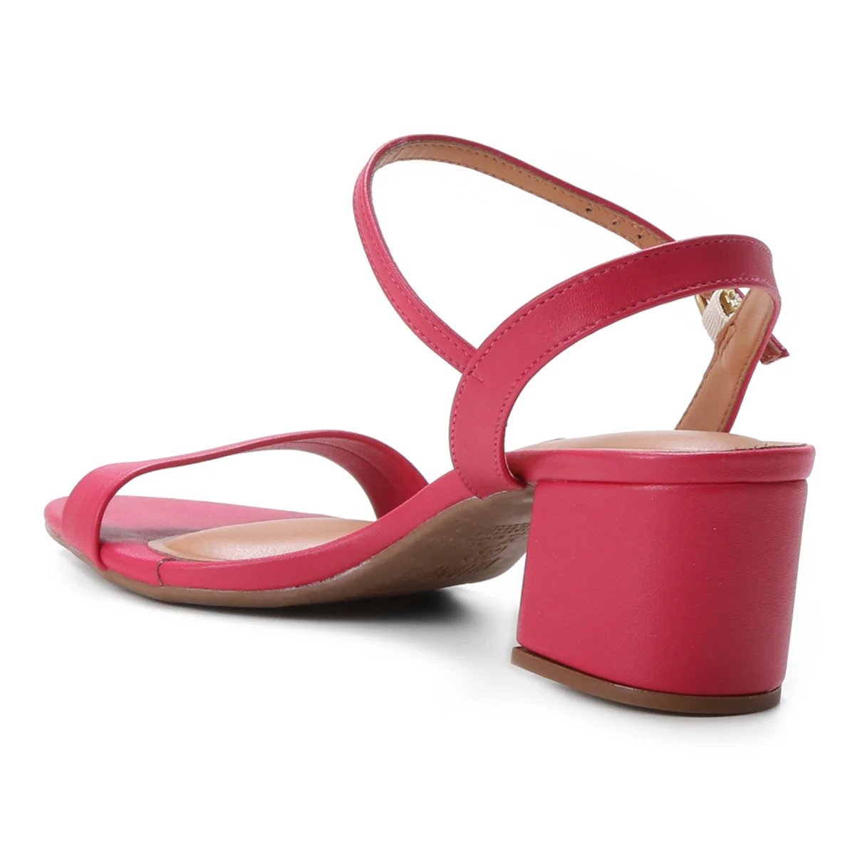 Sandália Vizzano Salto Médio Feminina - Pink Rosa 4