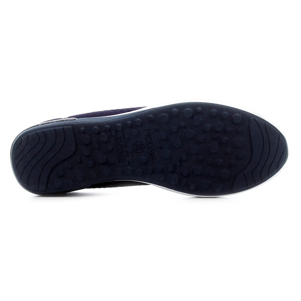 Tênis Slip On Modare Elástico Bolha Feminino - Marinho Azul Marinho 4