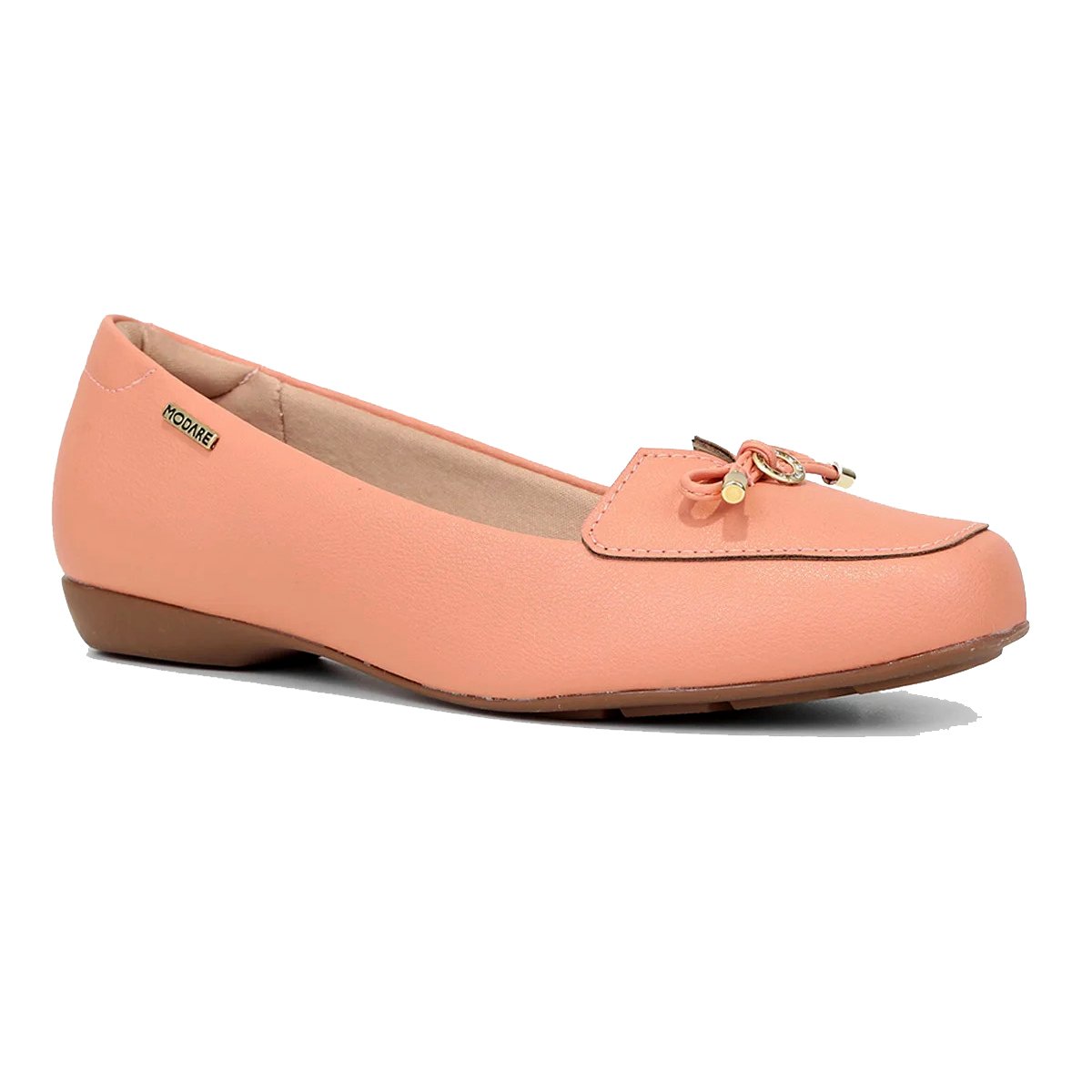 Mocassim Modare Casual Feminino - Laranja Claro Laranja 1