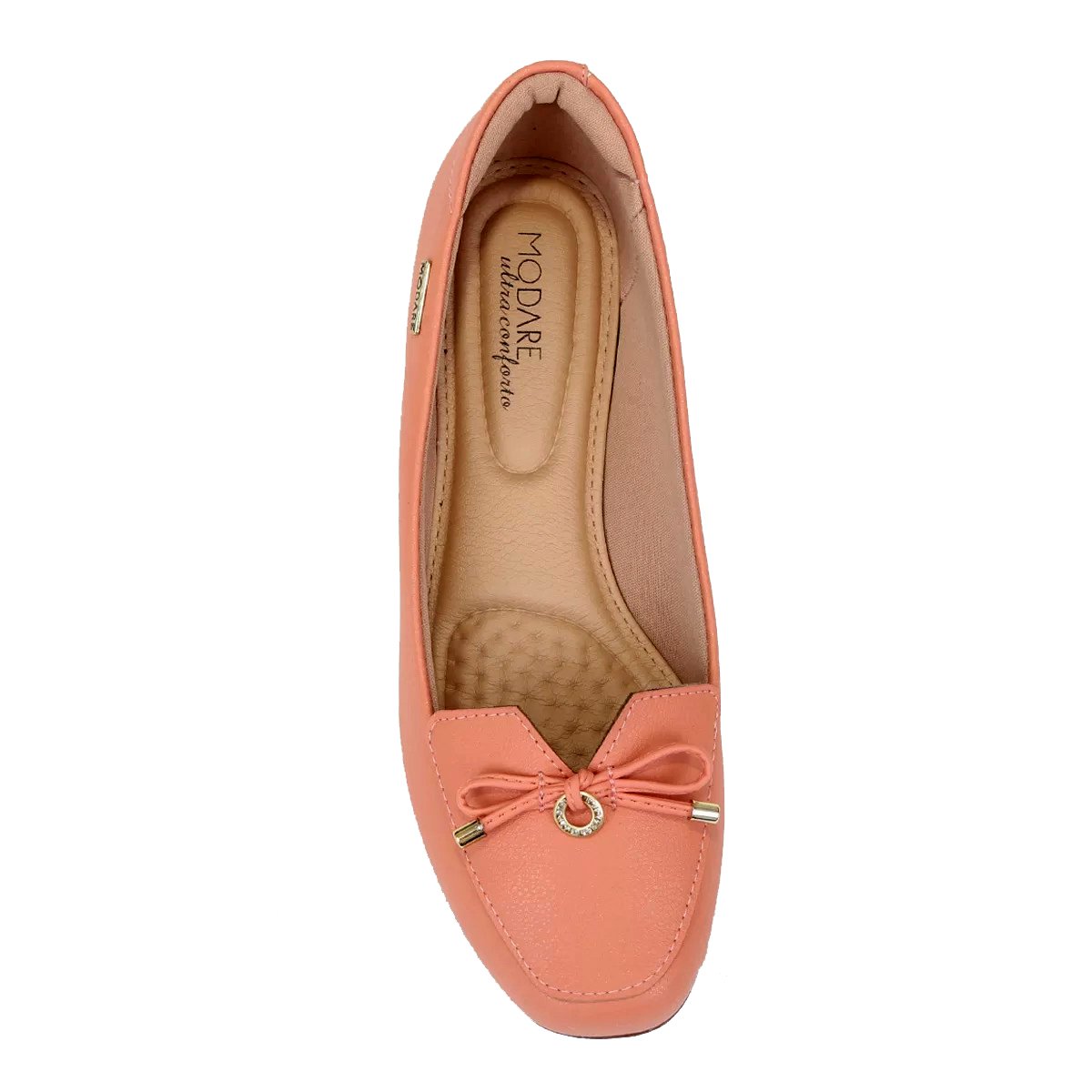 Mocassim Modare Casual Feminino - Laranja Claro Laranja 3