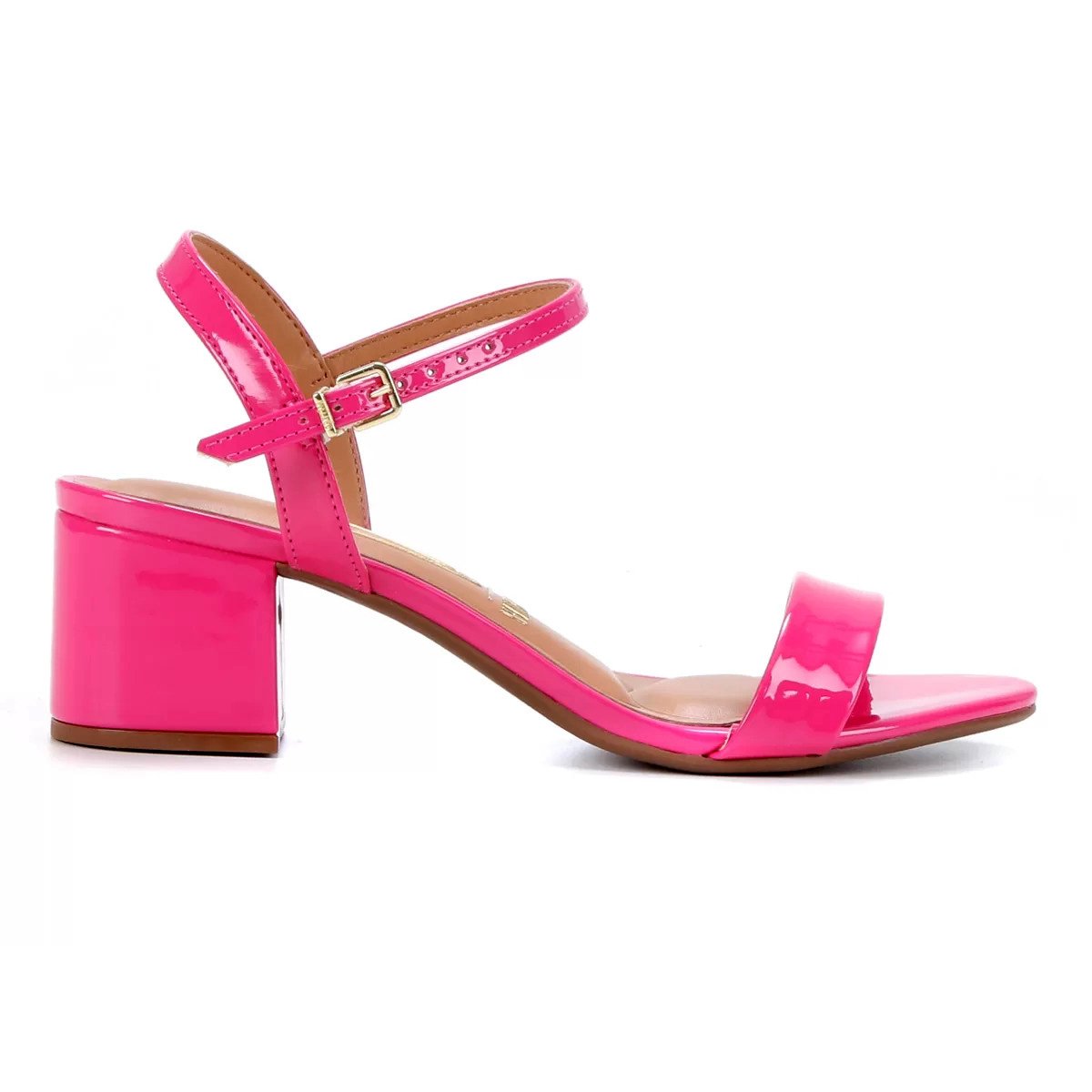 Sandália Vizzano Salto Grosso Feminina - Pink Rosa 2
