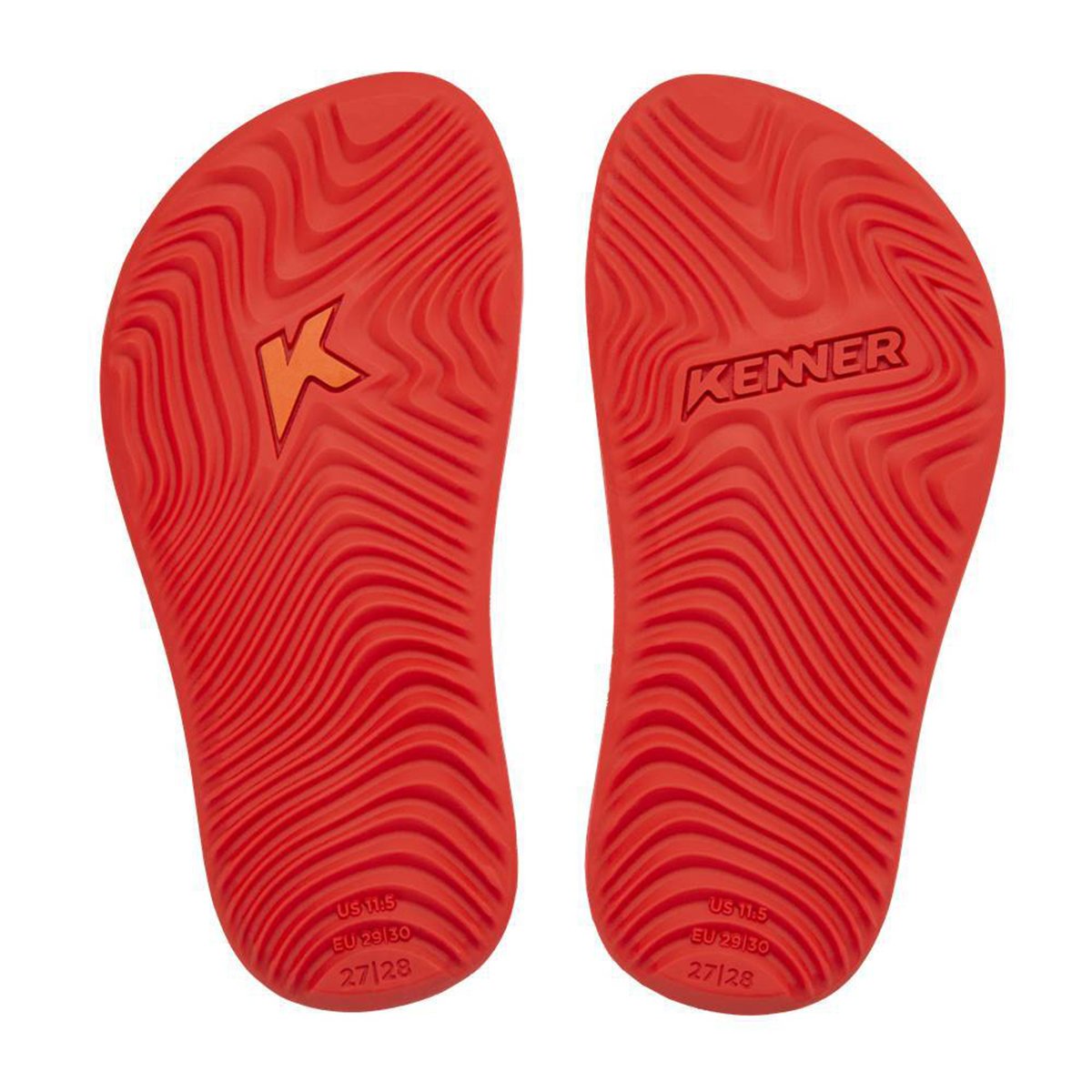 Chinelo Infantil Kenner New Summer Kids - Preto e Vermelho Preto 5