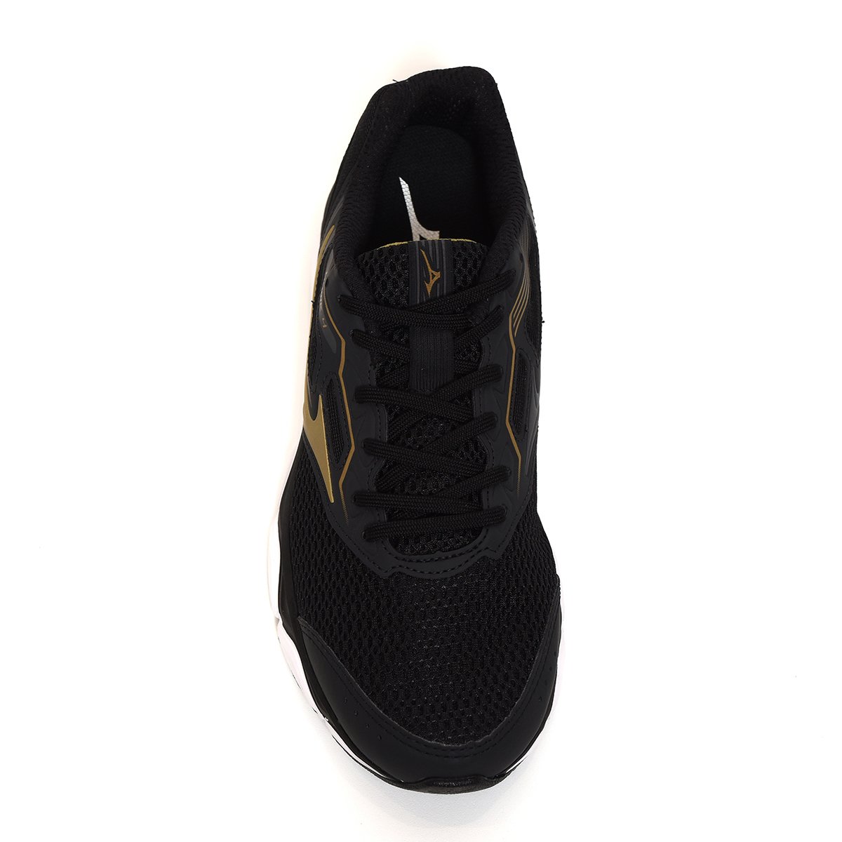 Tênis Mizuno Wave Hawk 4 Masculino - Preto e Dourado Preto 3