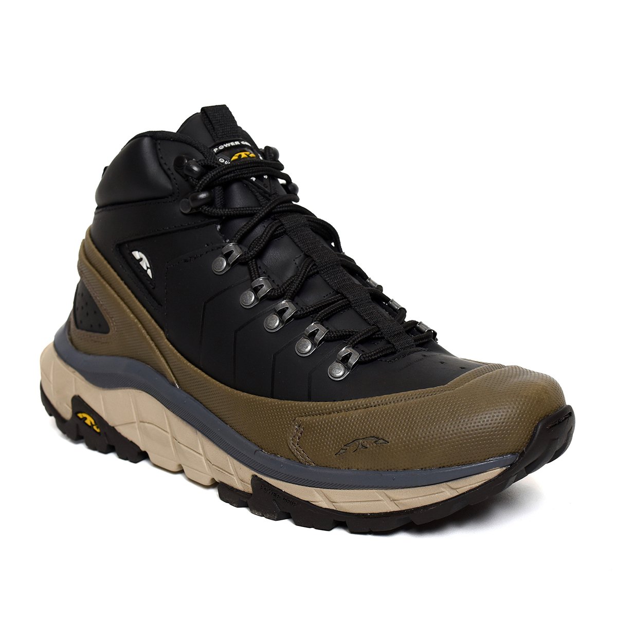 Bota Couro Bull Terrier Legacy Masculina - Preto e Musgo Preto 1