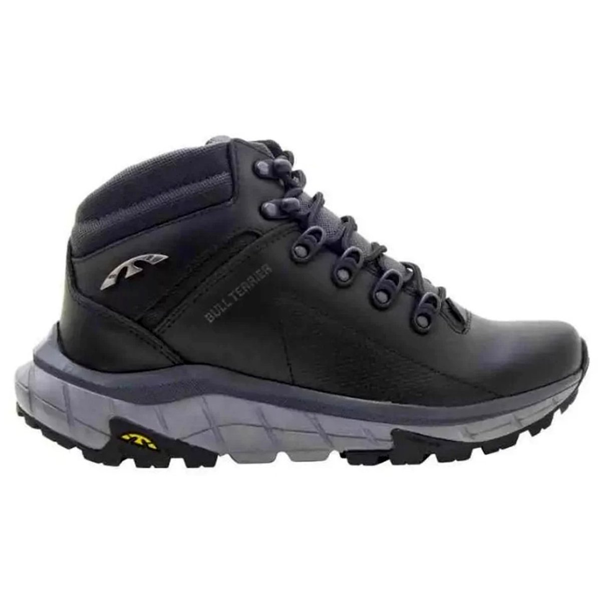 Bota Couro Bull Terrier Scott Masculina - Preto Preto 2