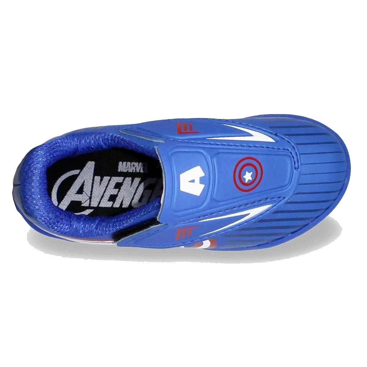 Chuteira Infantil Society Dray Marvel Capitão América - Azul Azul 3