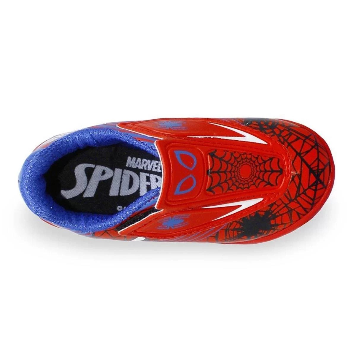 Chuteira Infantil Society Dray Marvel Homem Aranha - Azul e Vermelho Vermelho 2