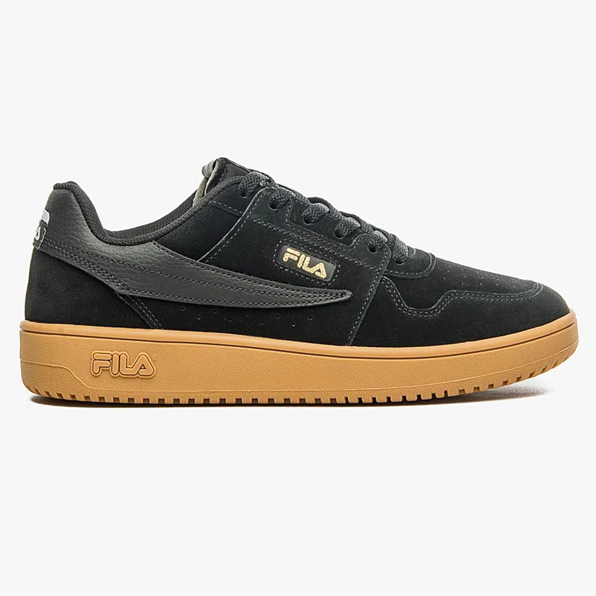Tênis Fila Acd Classic Se Masculino - Preto e Dourado Preto 2