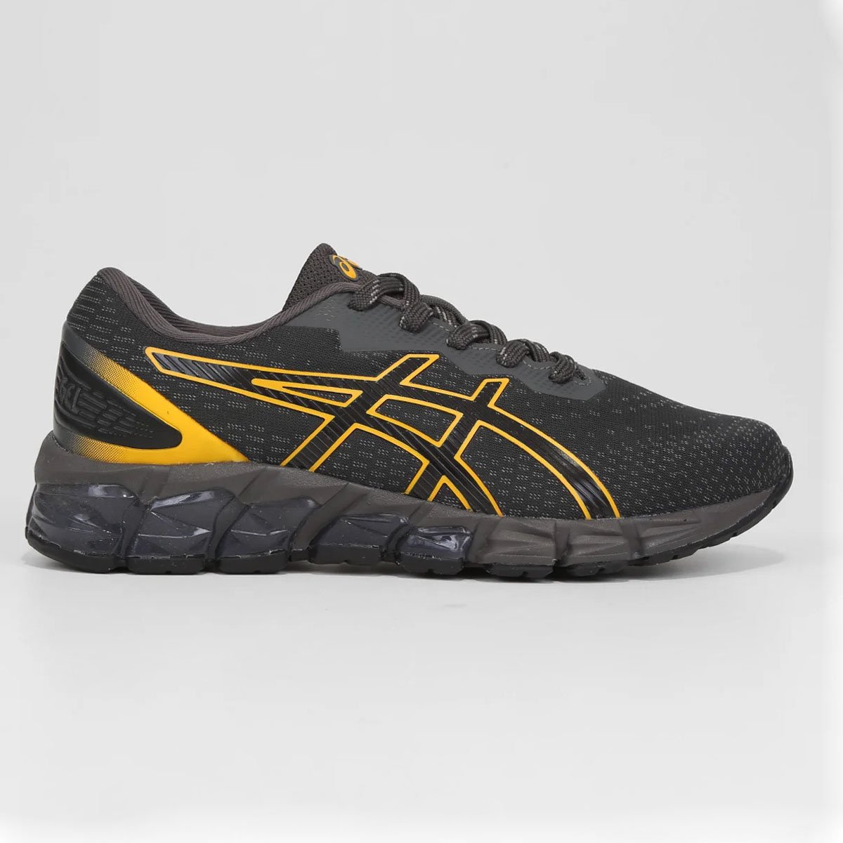 Tênis Asics Gel Quantum 180 Fly Masculino - Cinza e Amarelo Cinza 2
