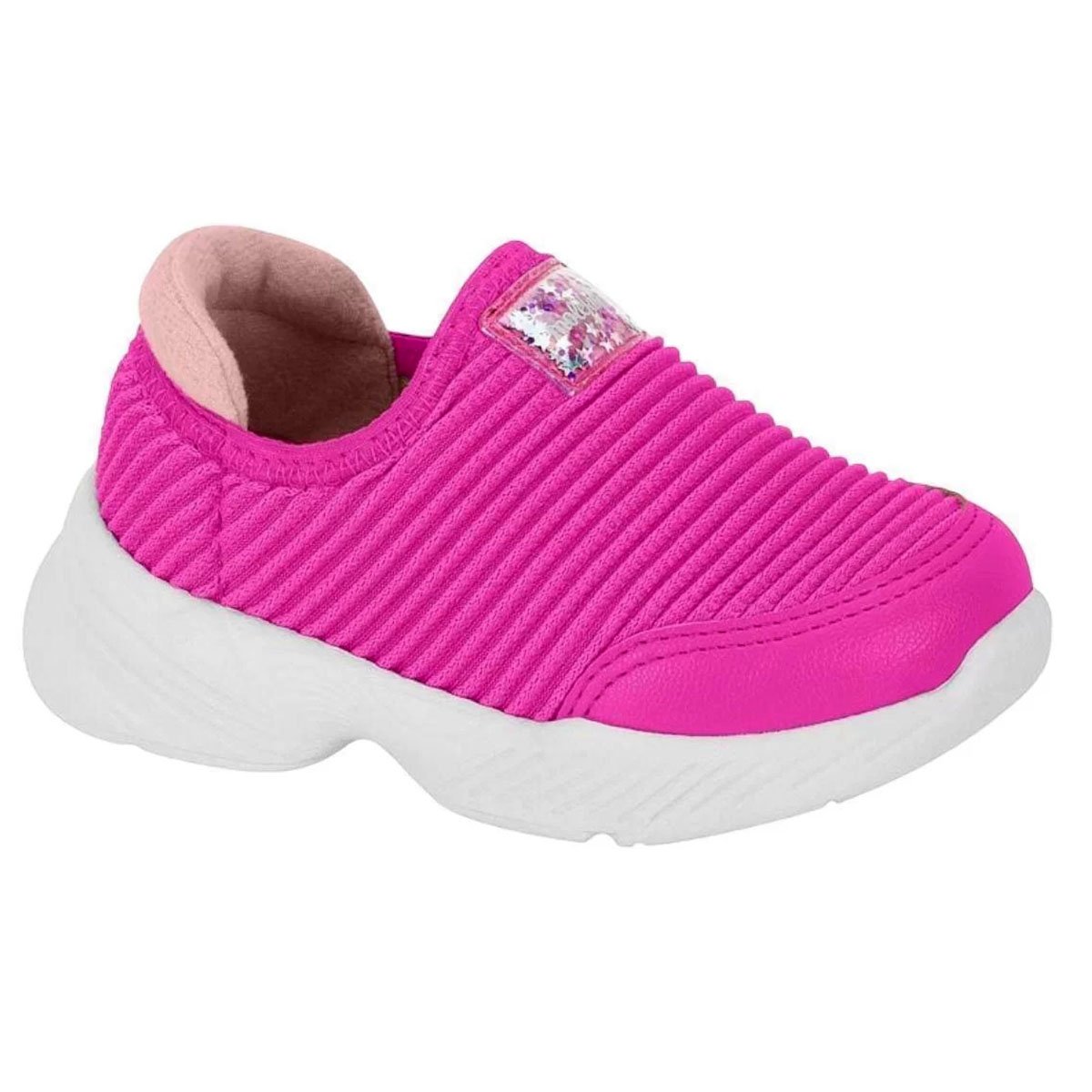 Slip On Molekinha Comfy Calce Fácil Baby - Pink Rosa 1