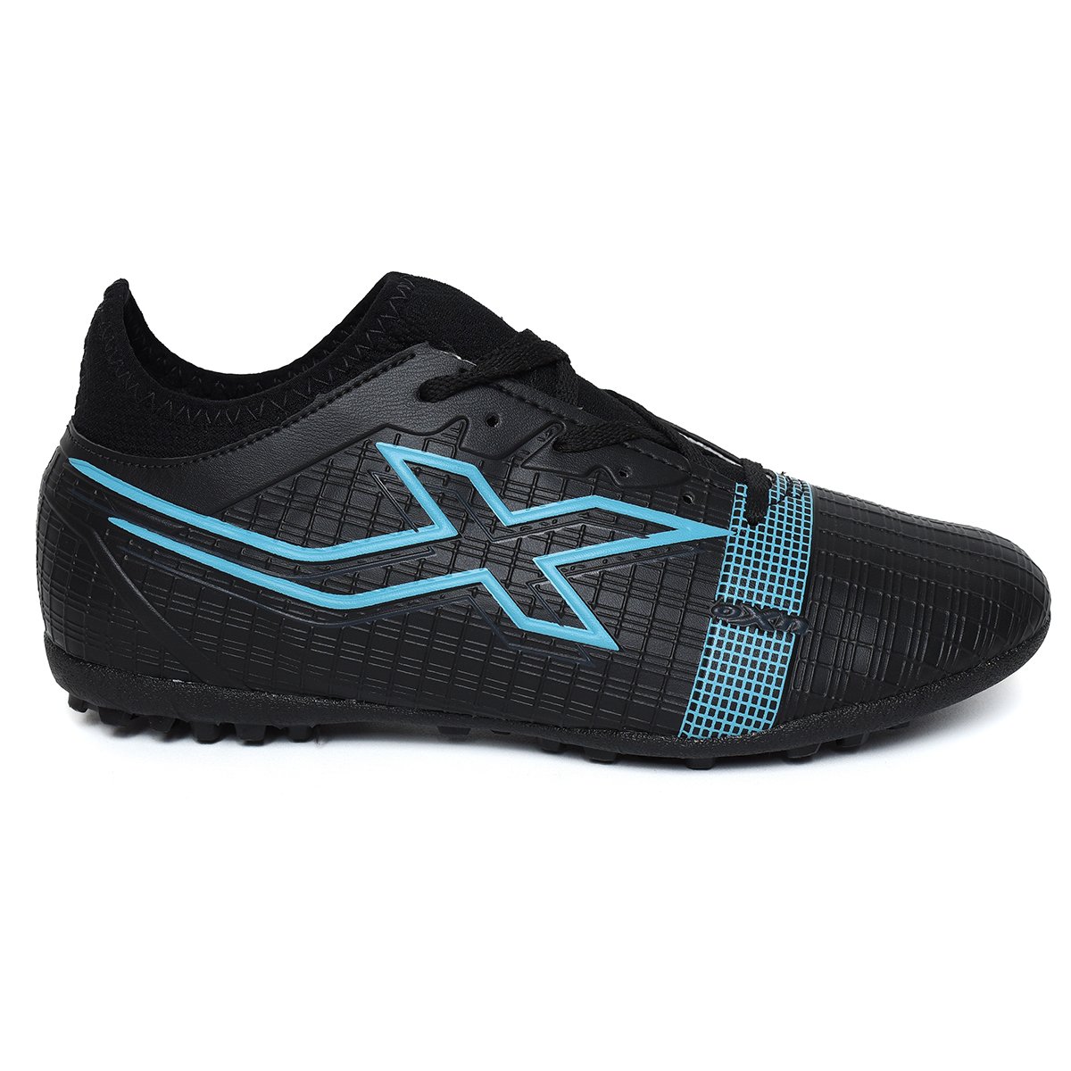 Chuteira Society Oxn Velox 4 Neo Masculina - Preto e Grafite Preto 2