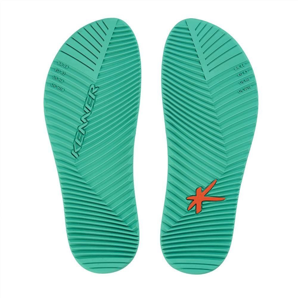 Chinelo Kenner Red Masculino - Preto e Verde Preto 5