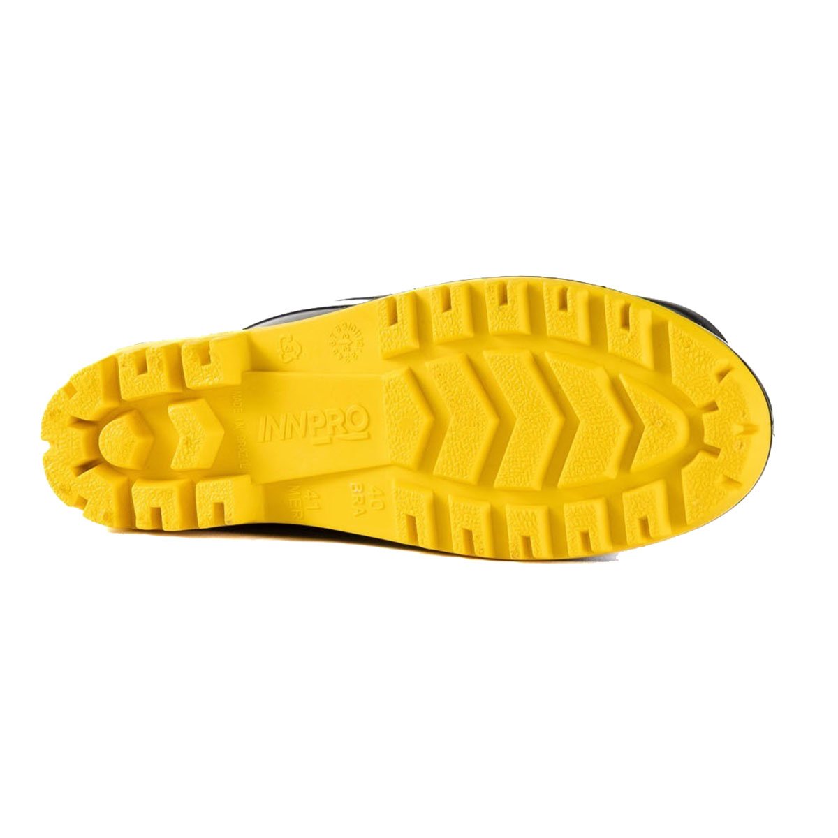 Bota PVC Cano Extra Curto Innpro Work Sa CA 40681 - Preto e Amarelo Multicores 4