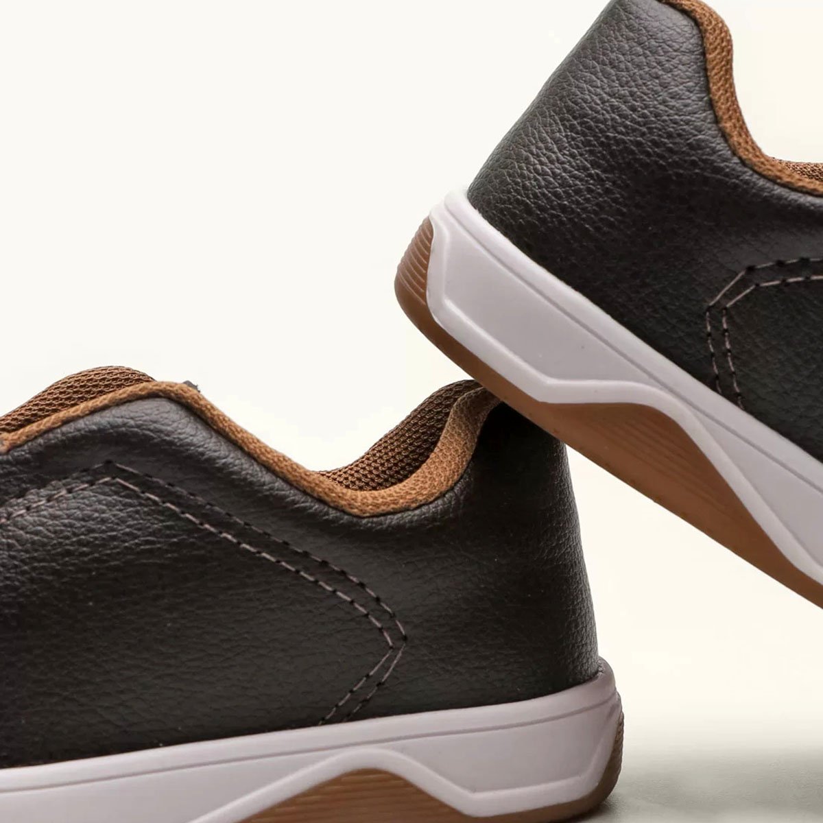 Slip On Molekinho Vermont Liso Infantil Marrom 4