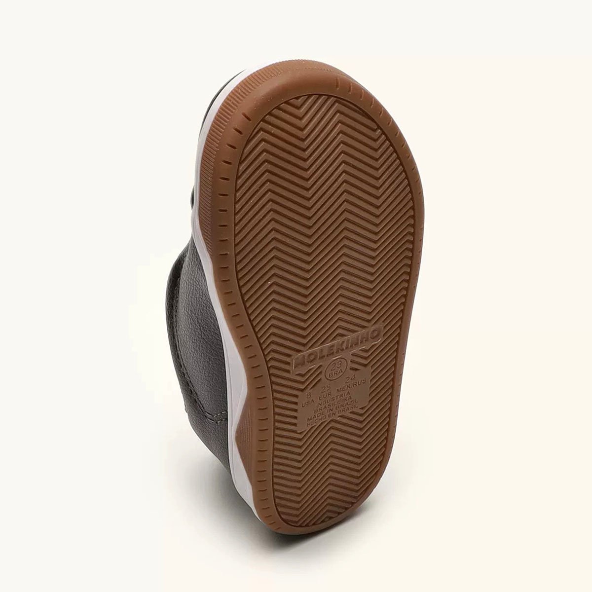 Slip On Molekinho Vermont Liso Infantil Marrom 5