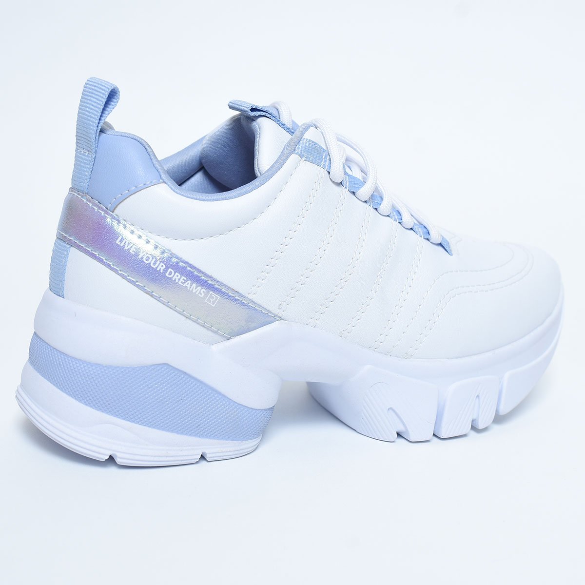 Tênis Dad Sneaker Ramarim Dreams - Branco e Azul Branco 4