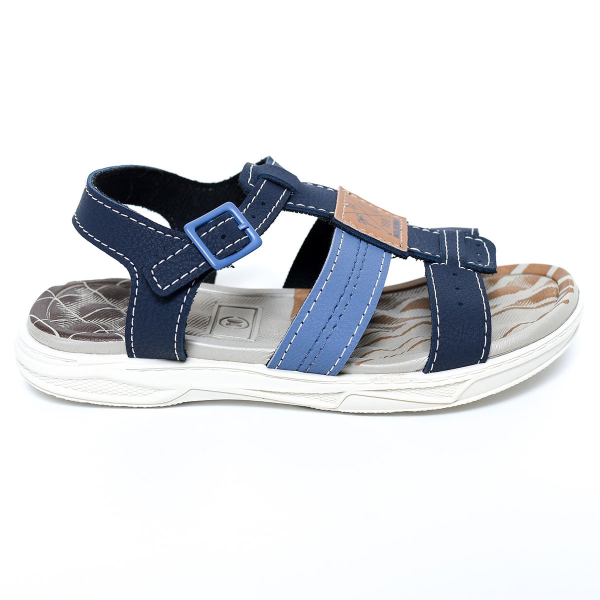 Papete Molekinho Rústico Neo Bebê Unissex Azul 2