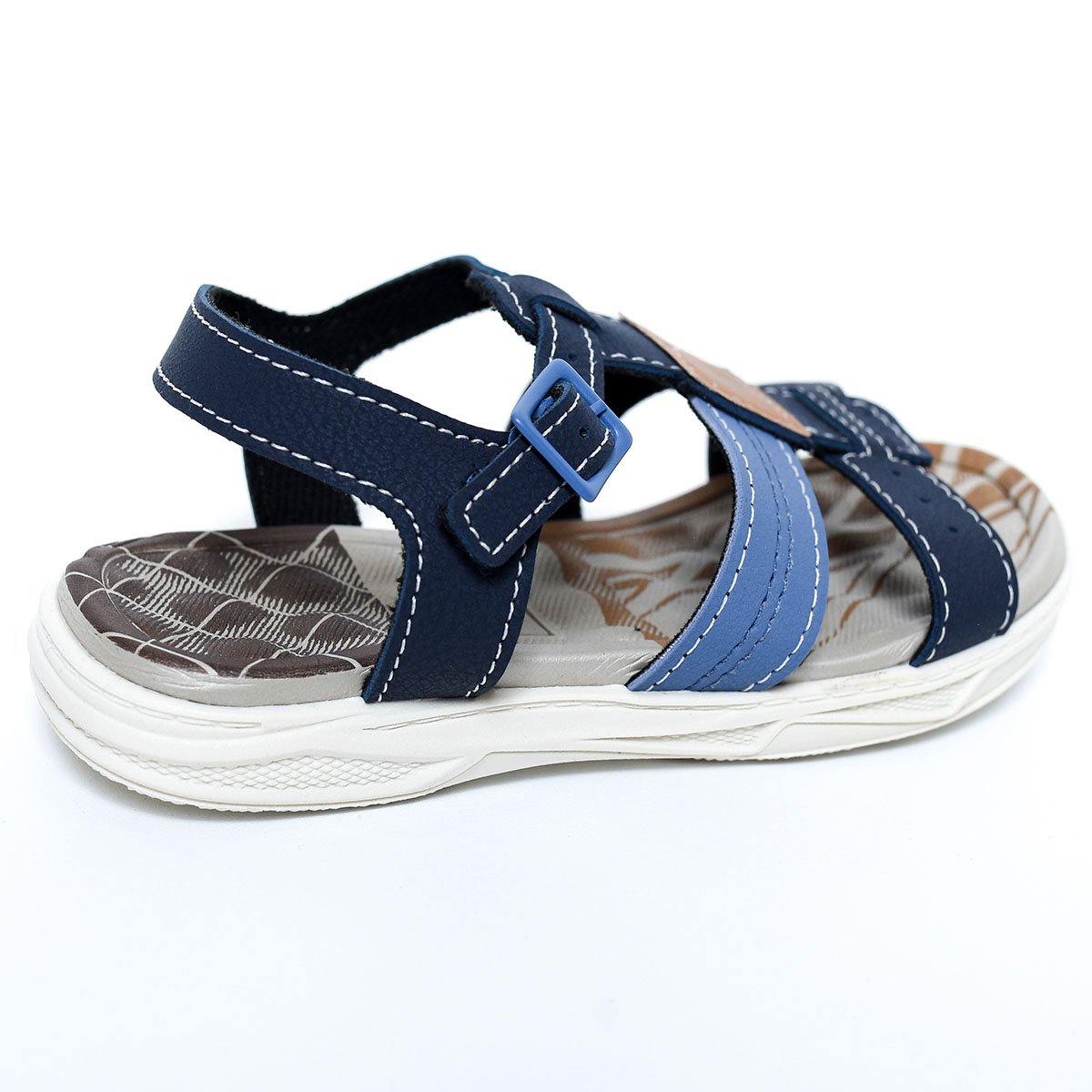 Papete Molekinho Rústico Neo Bebê Unissex Azul 4