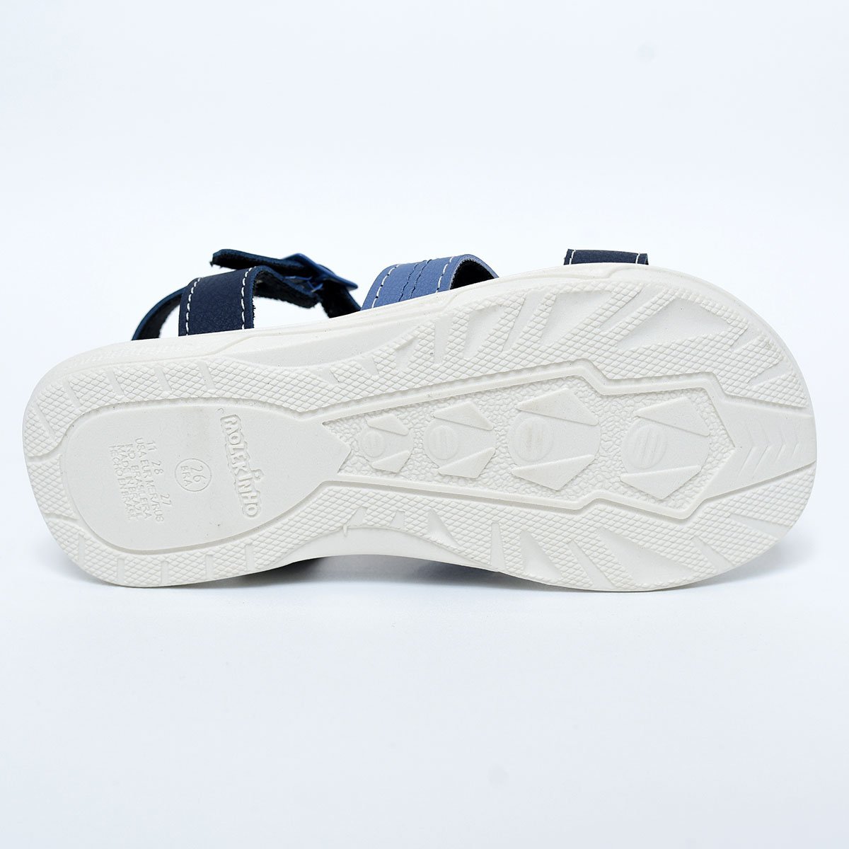 Papete Molekinho Rústico Neo Bebê Unissex Azul 5