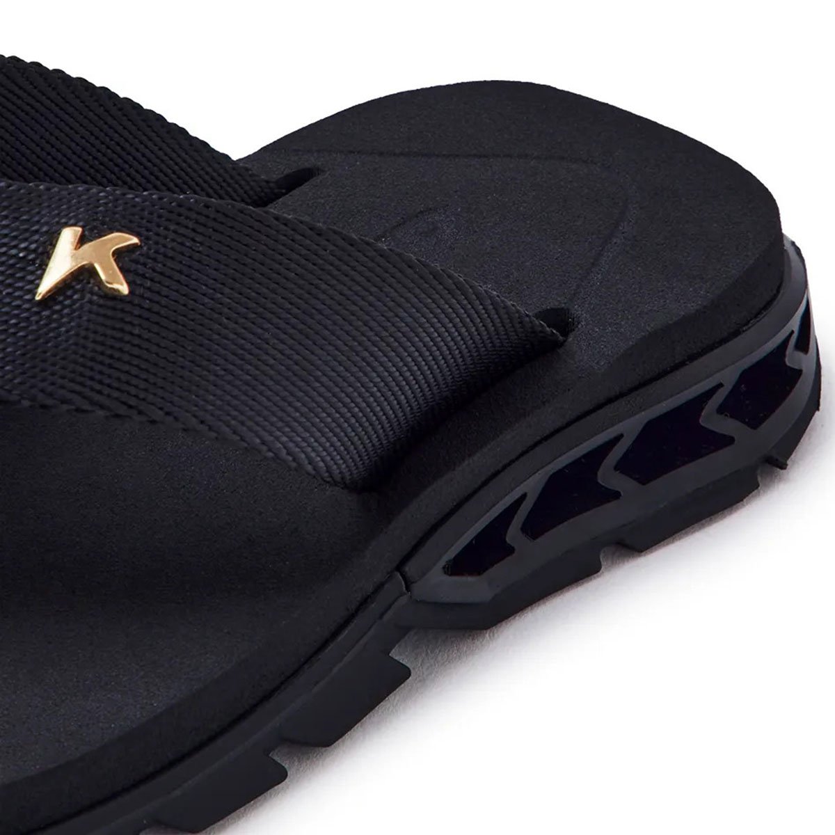Chinelo Infantil Kenner Rakka Kids - Preto Preto 4