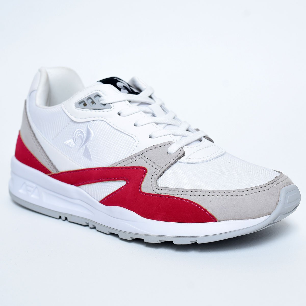 Tênis Le Coq Sportif R800 Feminino Branco e Rosa Multicores