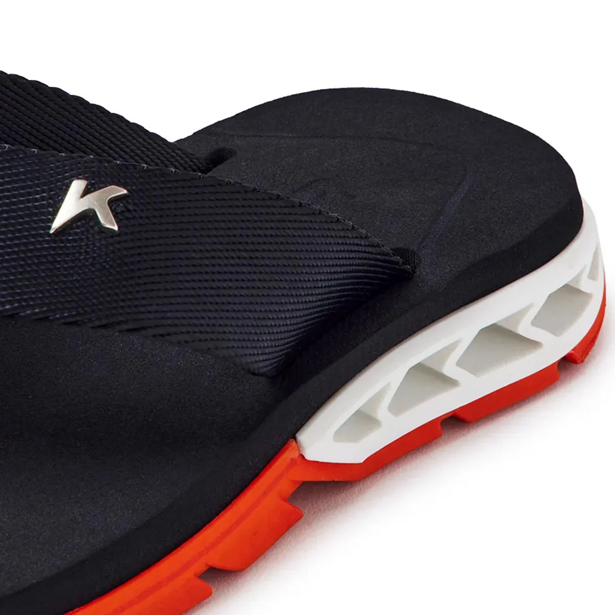 Chinelo Infantil Kenner Rakka Kids - Preto e Branco Multicores 4