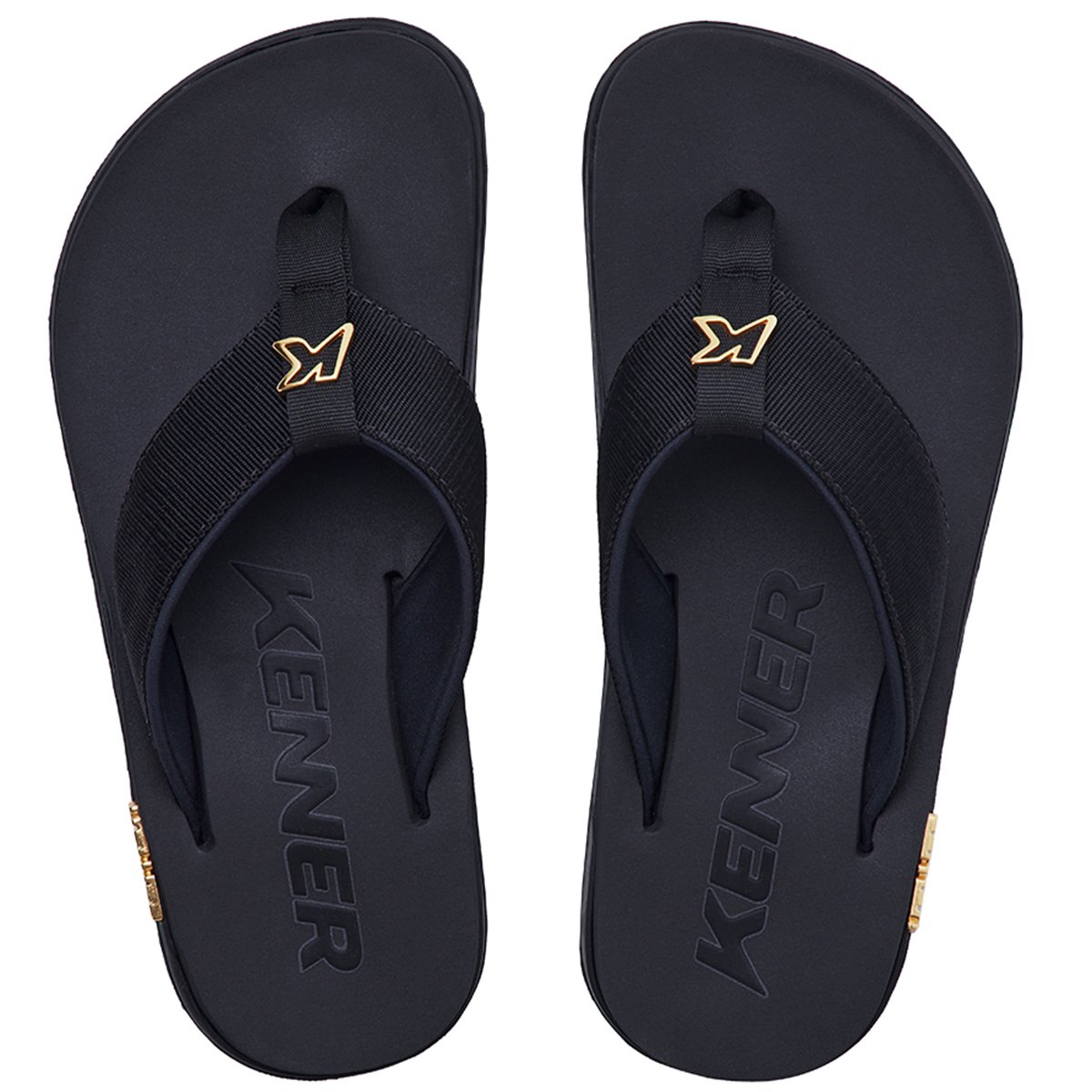 Sandália Kenner Kivah (DLK) Masculina - Preto Preto 2