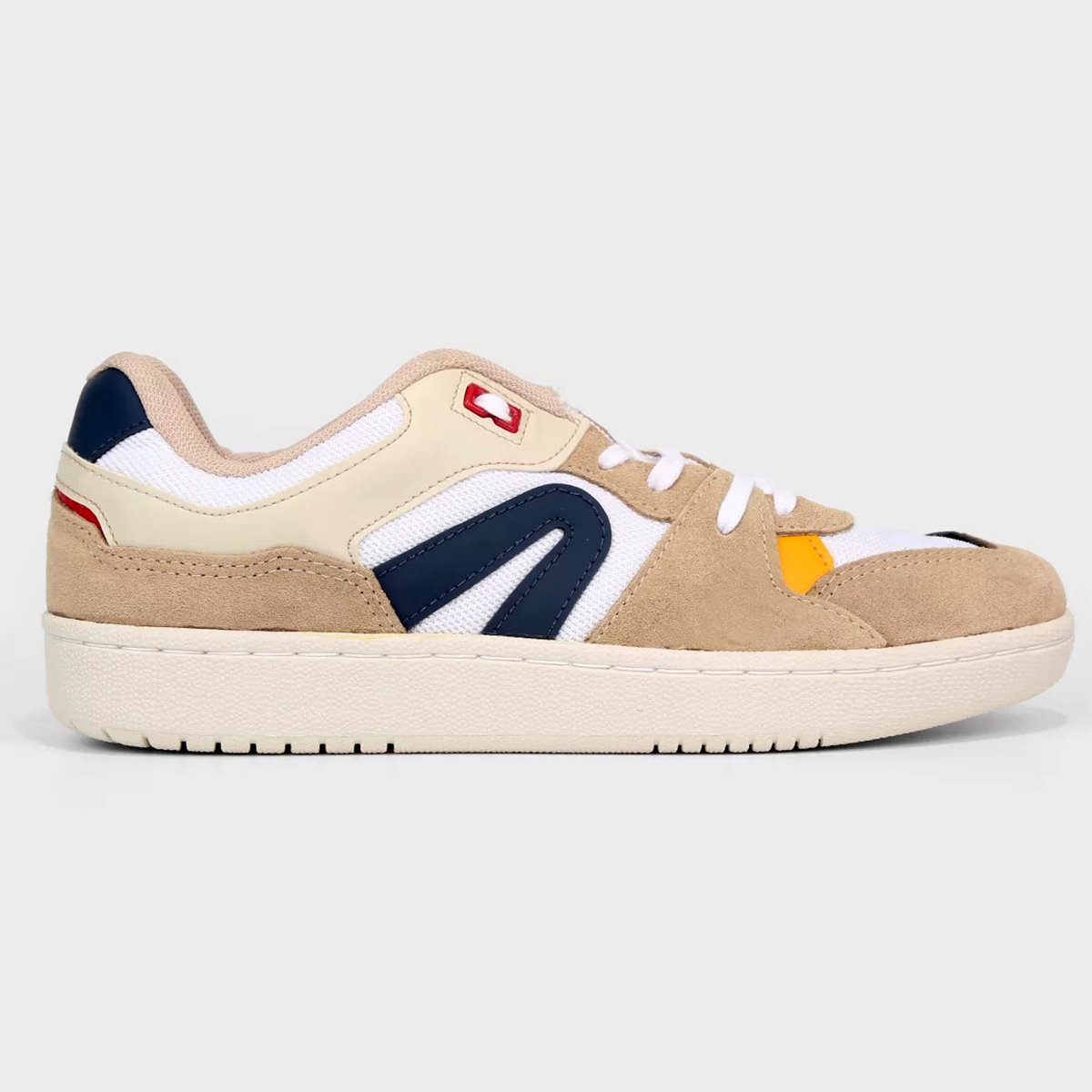 Tênis Rainha Tower - Amarelo e Vermelho Multicores 2