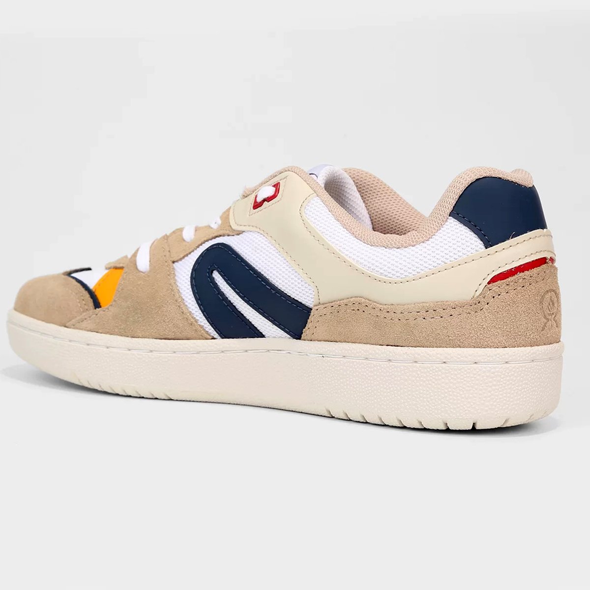 Tênis Rainha Tower - Amarelo e Vermelho Multicores 4