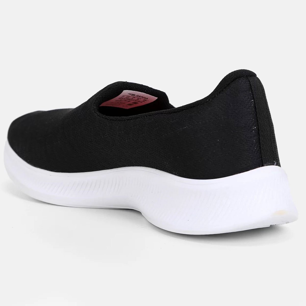 Tênis Rainha Slip On Dream III Feminino - Preto e Branco Multicores 4