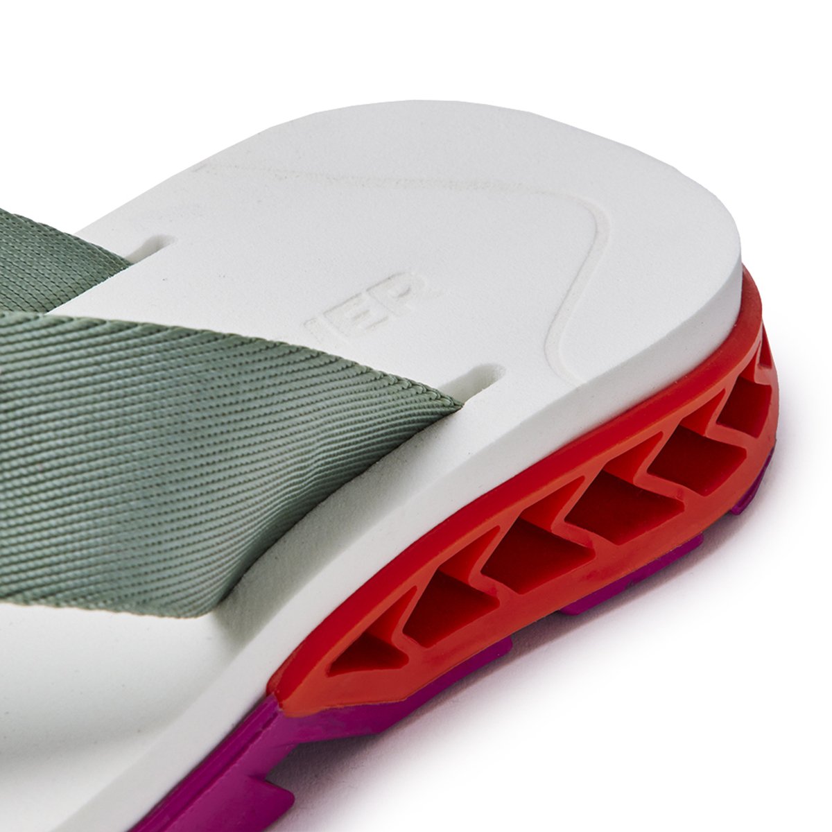 Chinelo Kenner Rakka Masculino - Branco e Rosa Branco 4