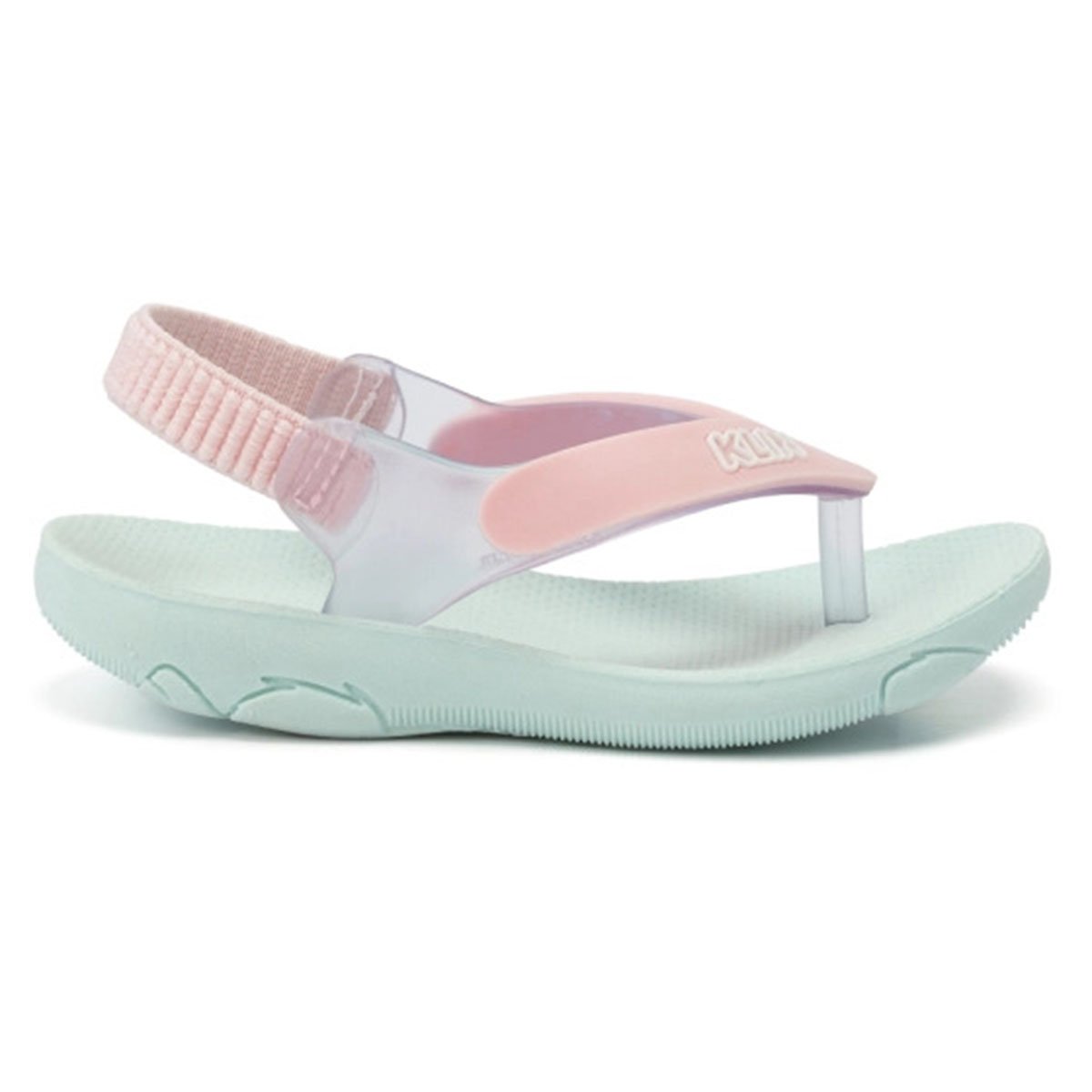 Chinelo Infantil Klin Acqua Print Menina - Azul e Rosa Azul 3