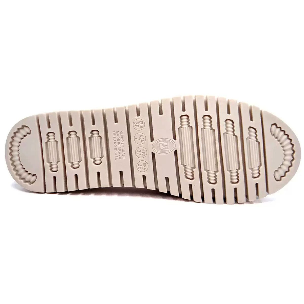 Mocassim Bottero Couro Summer Corrente Feminino - Branco Off Bege 4