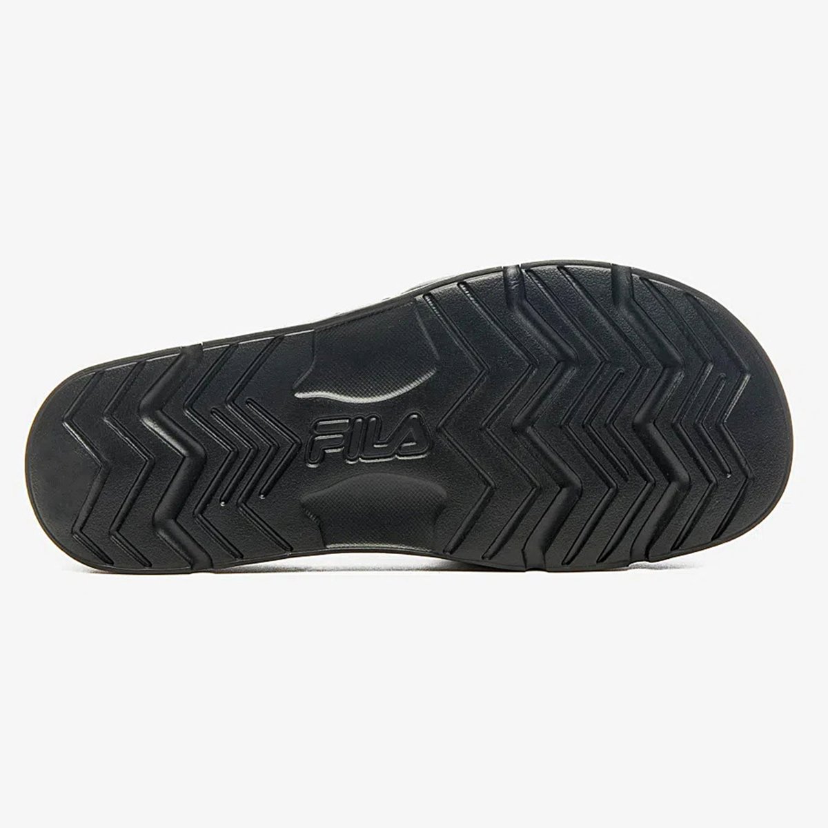 Chinelo Slide Fila Drifter Stripes Masculino - Preto e Vermelho Preto 4