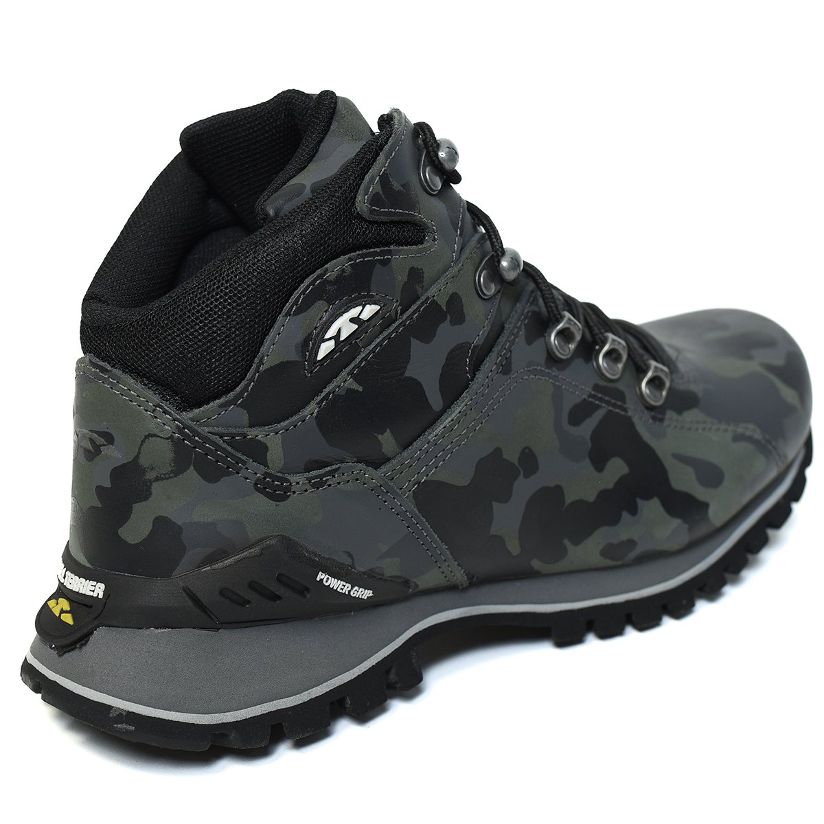 Bota Couro Bull Terrier Elite II Camuflada Masculina - Chumbo Cinza 4