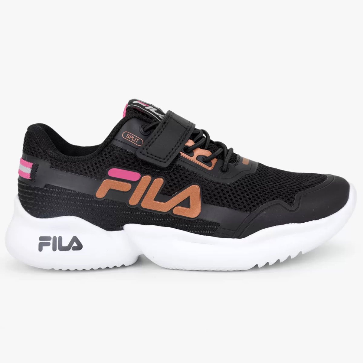 Tênis Infantil Fila Split Vlc - Preto e Cobre Multicores 2