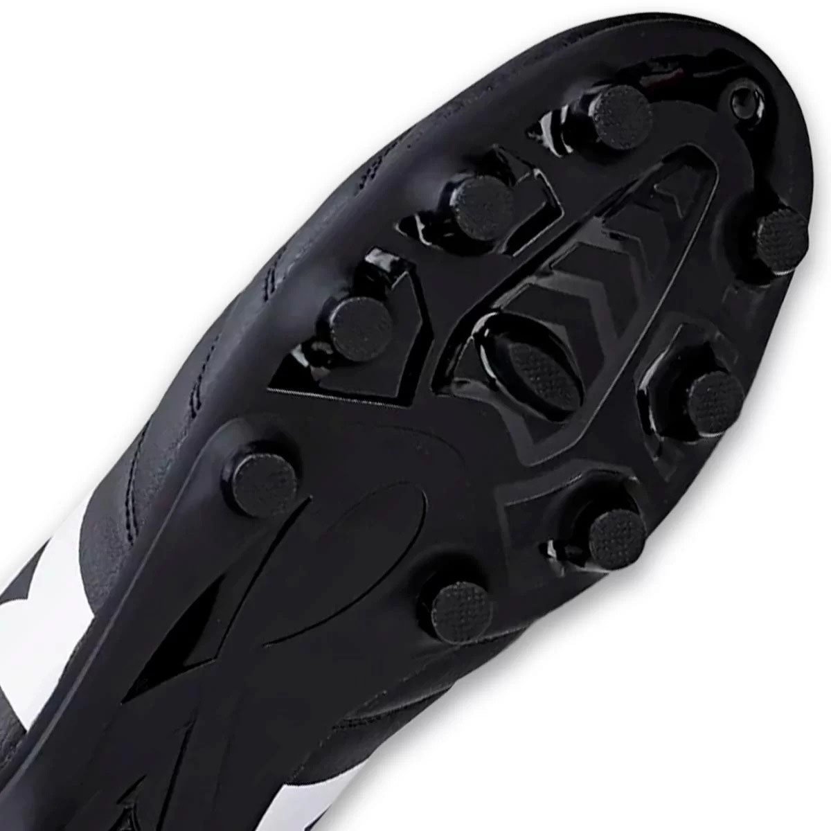 Chuteira Campo Mizuno Morelia Club Md Masculino - Preto e Branco Preto 5