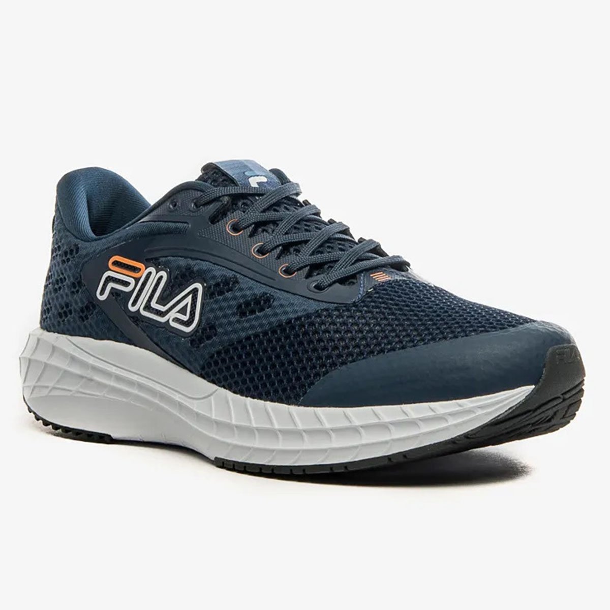 Tênis Fila Compass Masculino - Marinho e Laranja Multicores 1