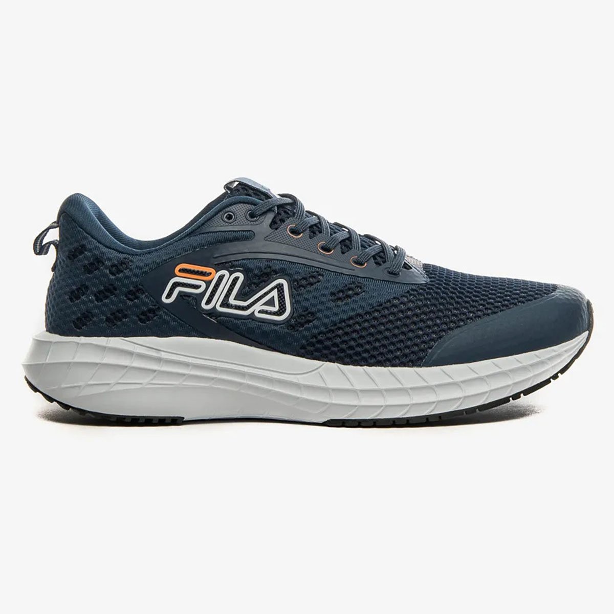 Tênis Fila Compass Masculino - Marinho e Laranja Multicores 2