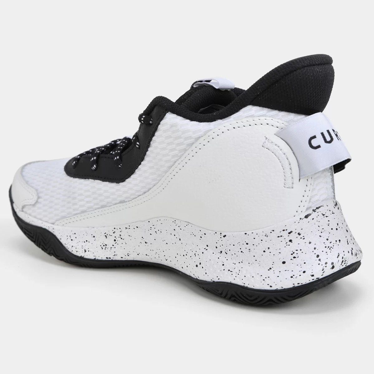 Tênis Cano Médio Under Armour Curry 3Z7 Masculino - Branco e Preto Branco 5