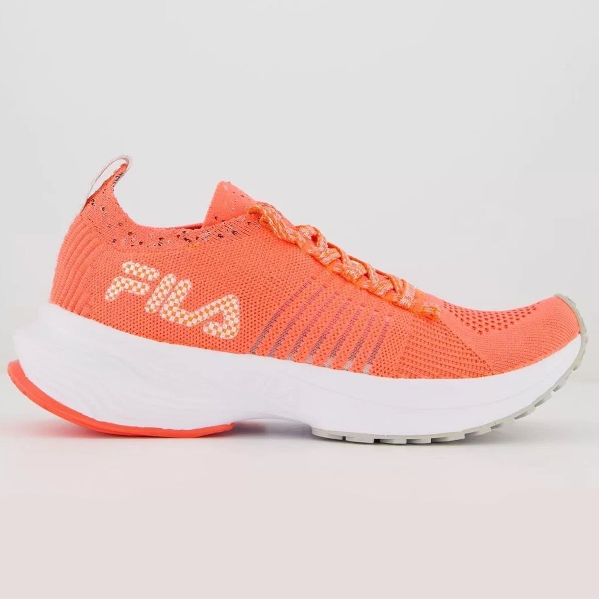 Tênis Fila Spider Knit Feminino - Coral Laranja 2