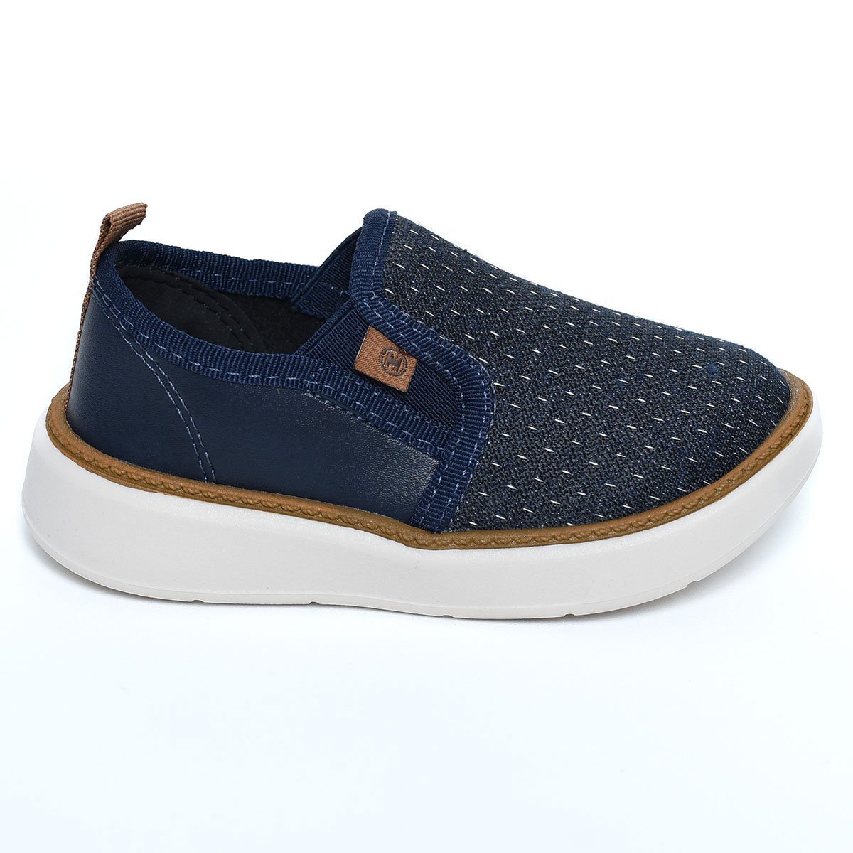Slip On Infantil Molekinho Casual Denver Menino - Marinho Azul 2