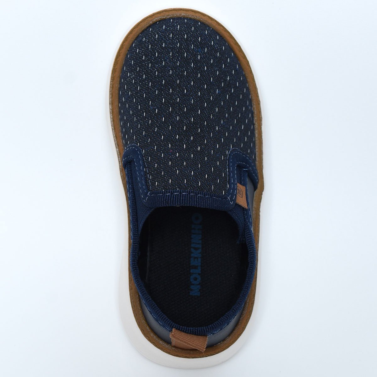Slip On Infantil Molekinho Casual Denver Menino - Marinho Azul 3