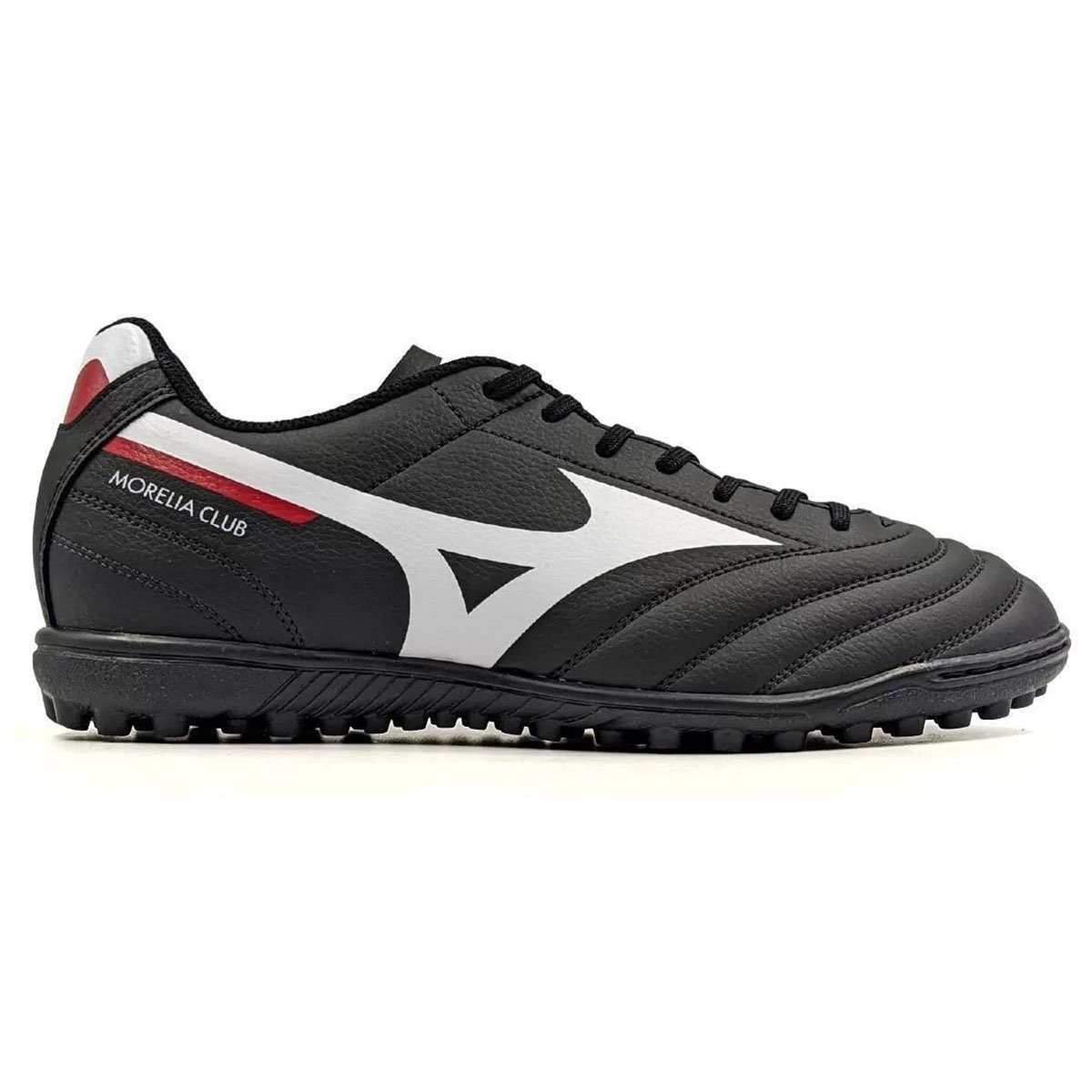 Chuteira Society Mizuno Morelia Club AS Masculina - Preto e Branco Multicores 1
