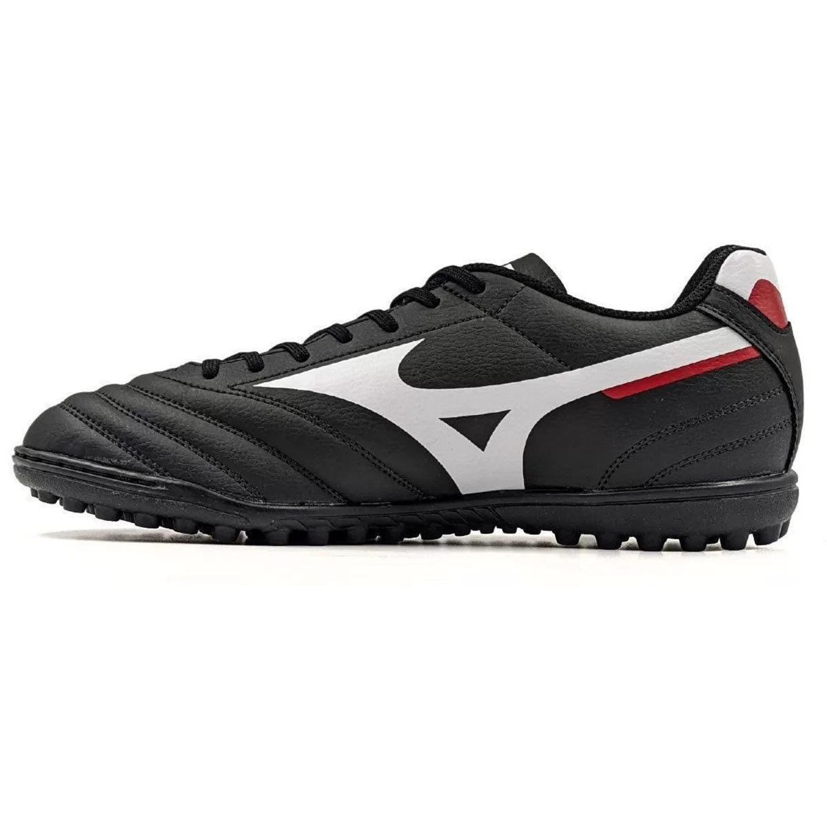 Chuteira Society Mizuno Morelia Club AS Masculina - Preto e Branco Multicores 2