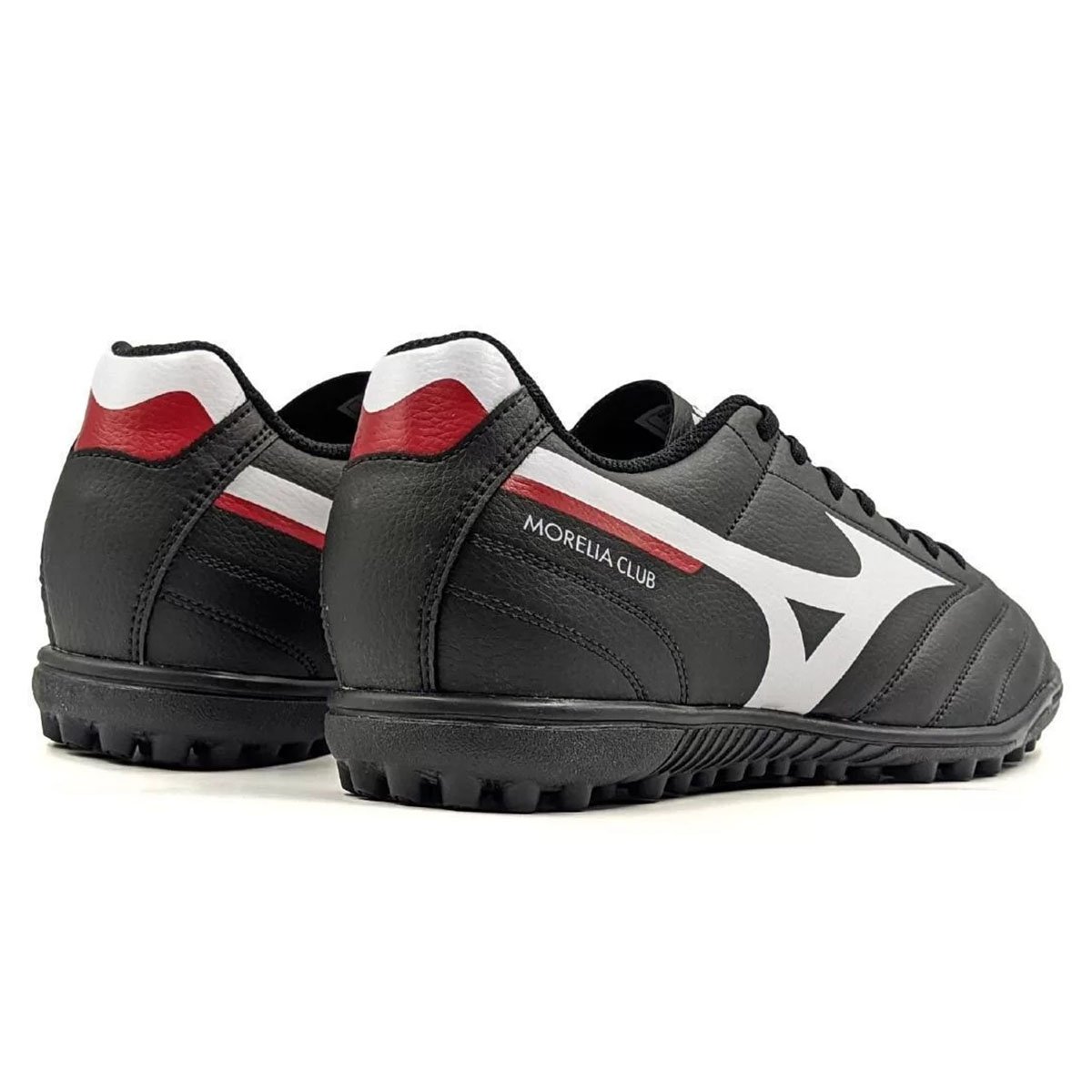 Chuteira Society Mizuno Morelia Club AS Masculina - Preto e Branco Multicores 4