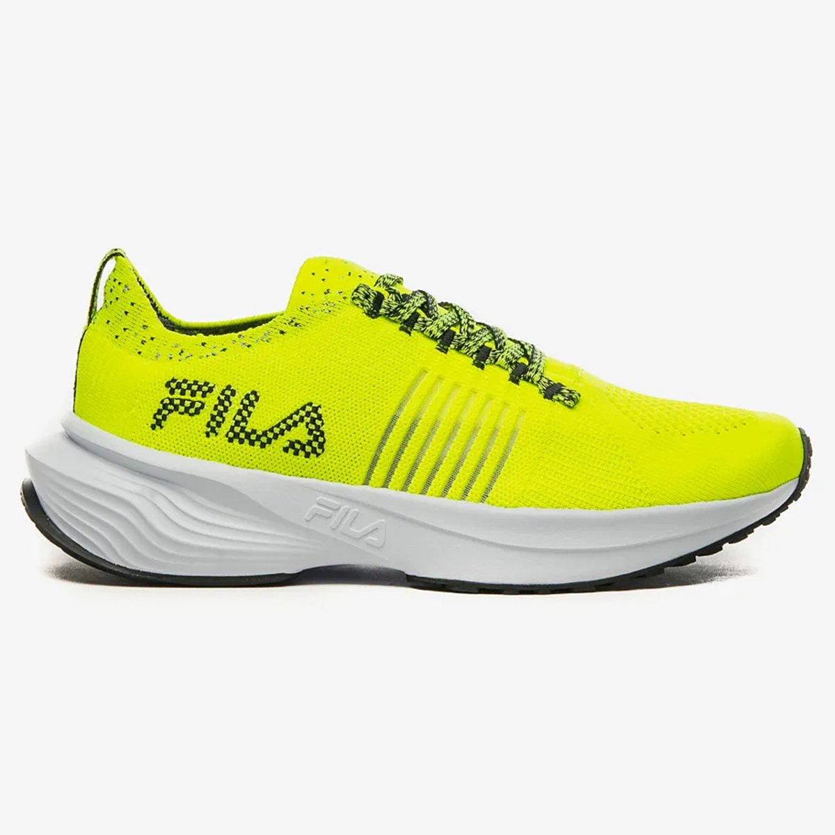 Tênis Fila Spider Knit Masculino - Verde Limão Verde 2