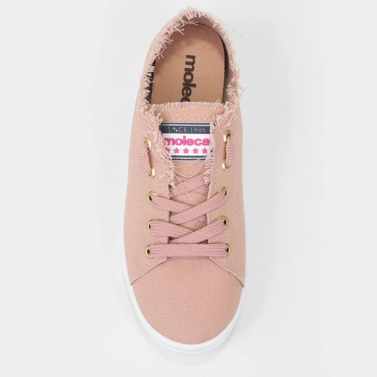 Tênis Moleca Casual Feminino - Rosa Claro Rosa 3