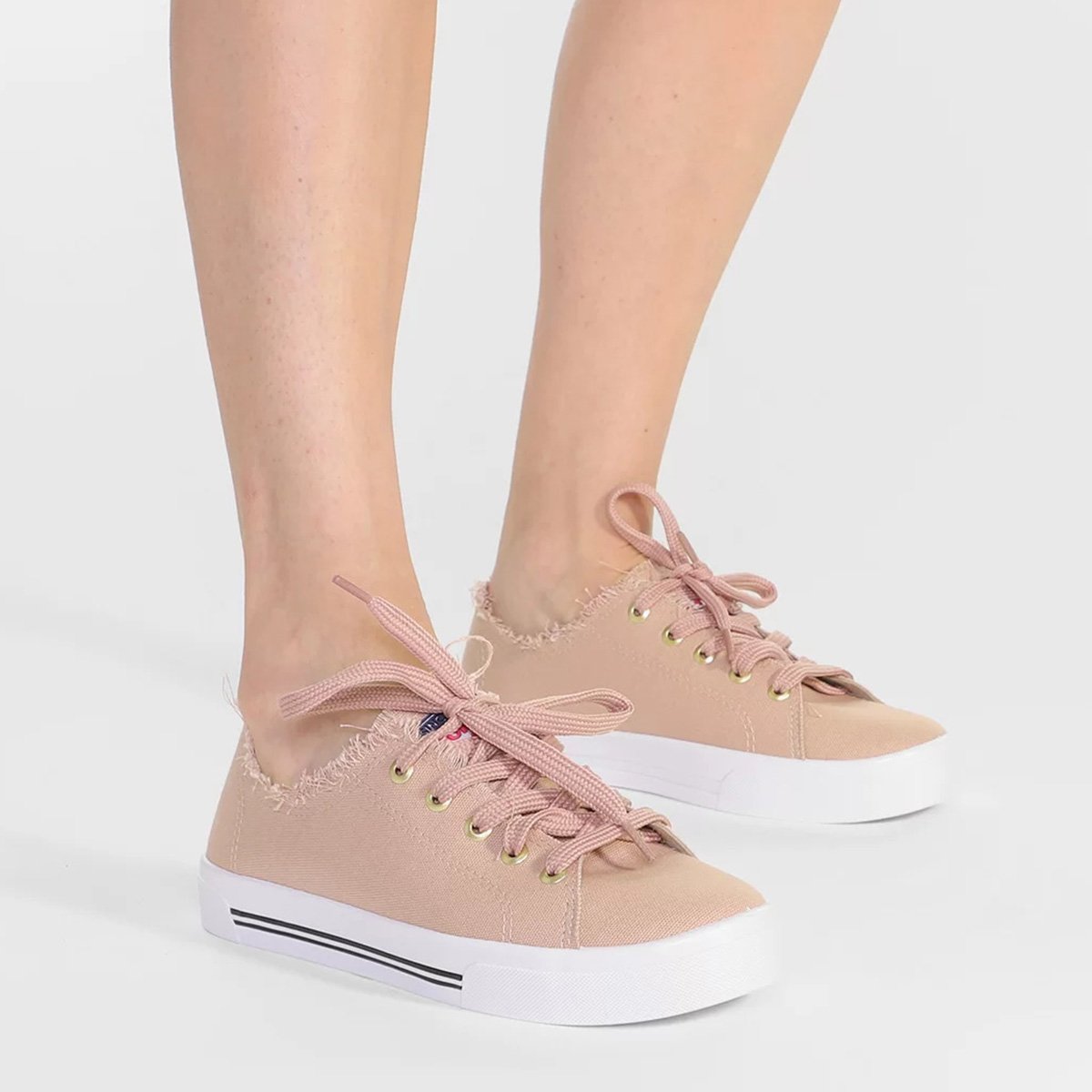 Tênis Moleca Casual Feminino - Rosa Claro Rosa 6