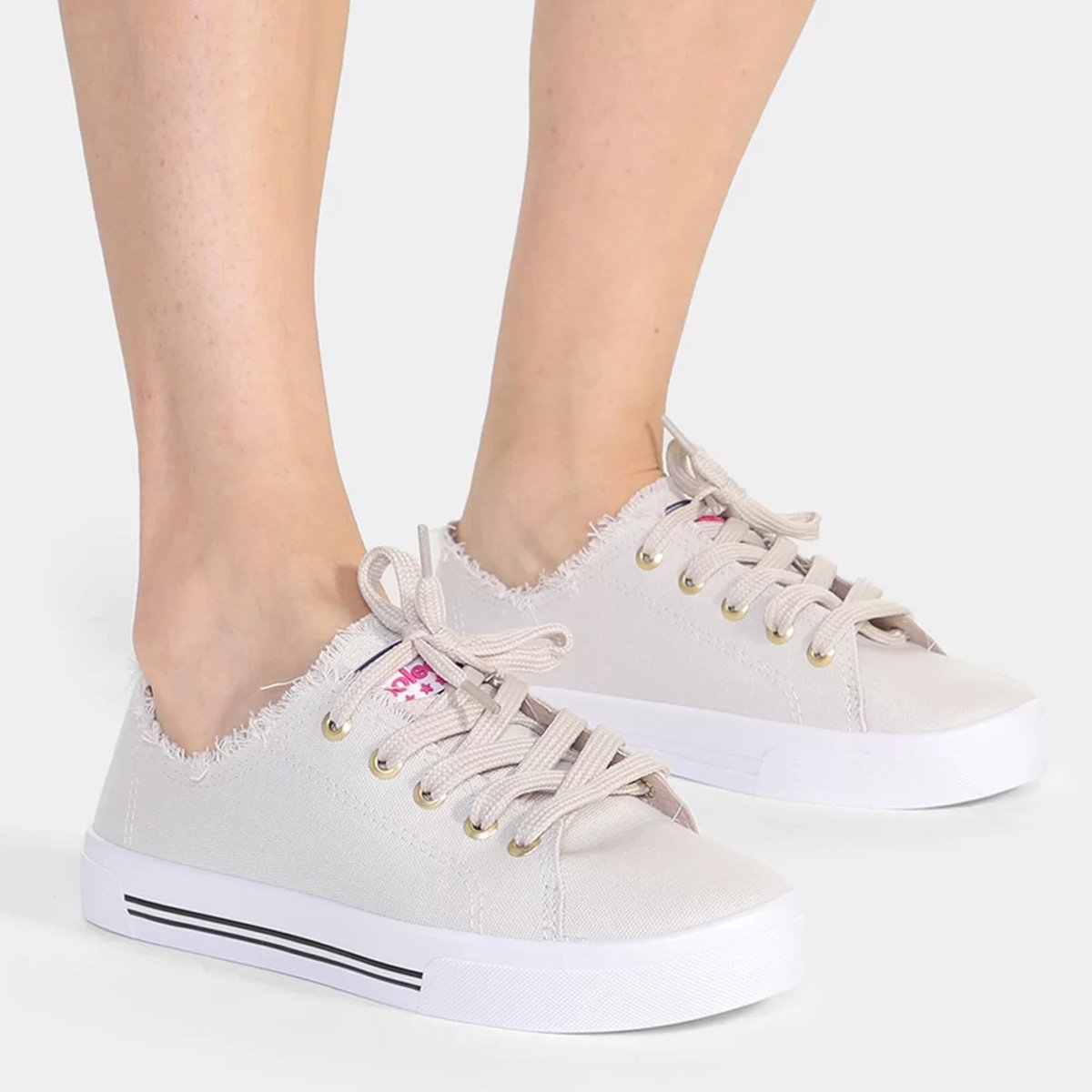 Tênis Moleca Casual Feminino Branco 4